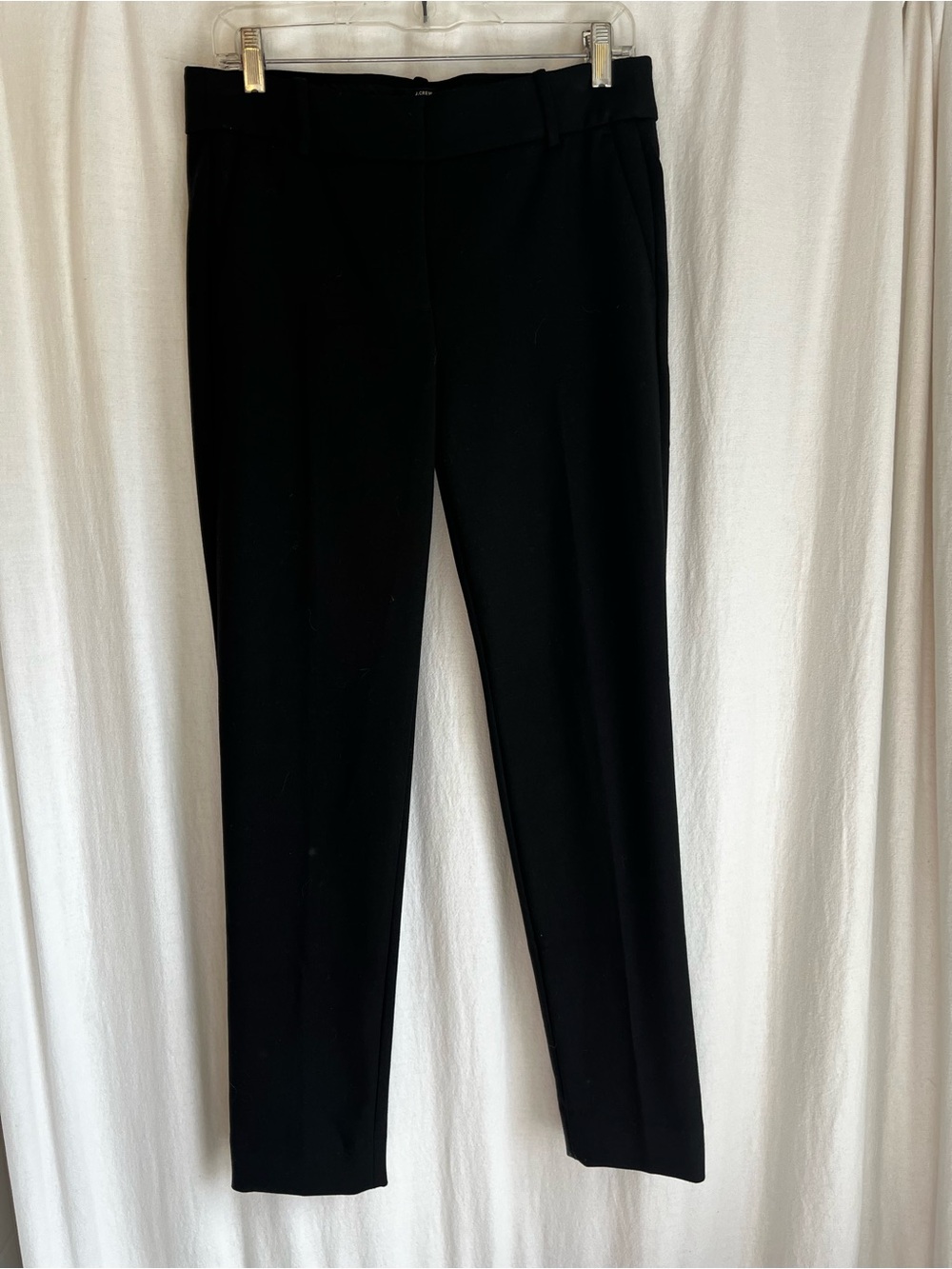 J. Crew Black Cameron Slim Dress Trousers in 365 Stretch
